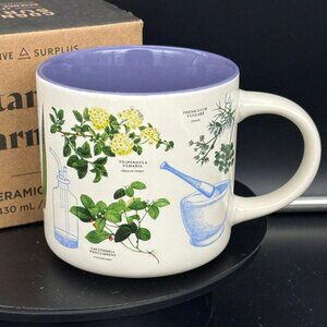 Cognitive Surplus Botanical Pharmacy Ceramic Coffee Mug w/Box